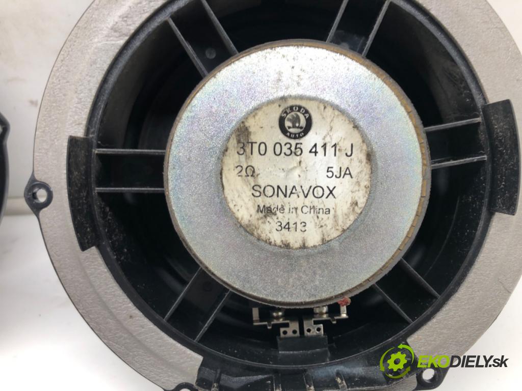 SKODA SUPERB II Kombi (3T5) 2009 - 2015    2.0 TDI 125 kW [170 KM] olej napędowy 2009 - 2015  reproduktory 3T0035411J 3T0035411K