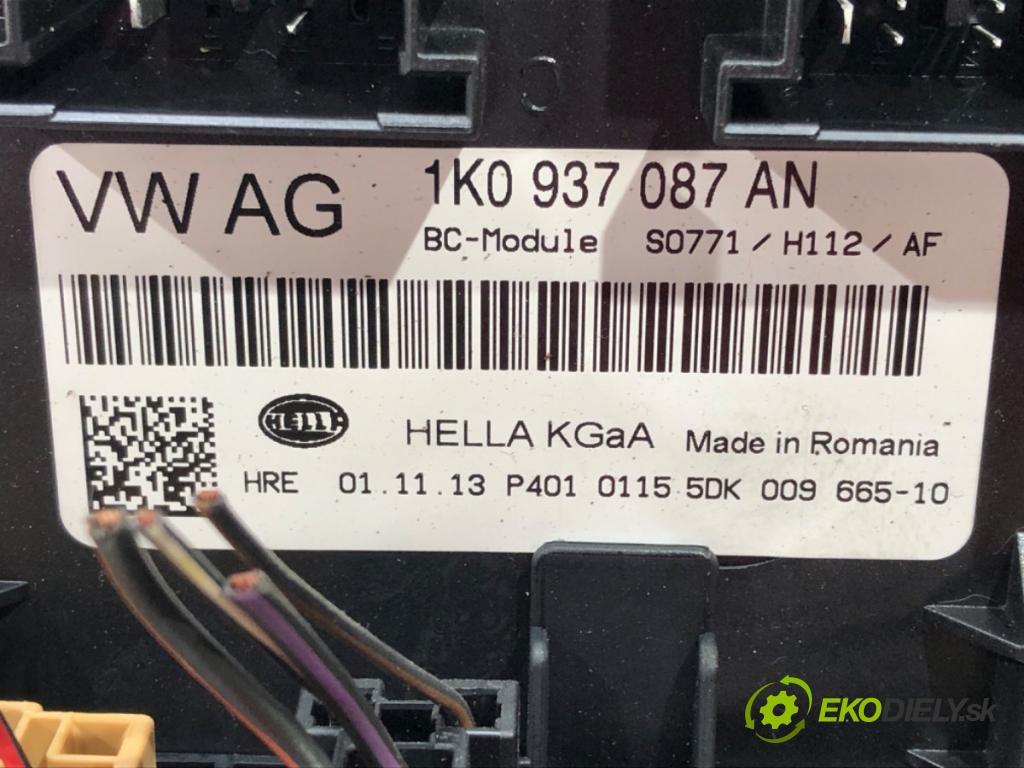 SKODA SUPERB II Kombi (3T5) 2009 - 2015    2.0 TDI 125 kW [170 KM] olej napędowy 2009 - 2015  Modul komfortu 1K0937087AN (Moduly komfortu)
