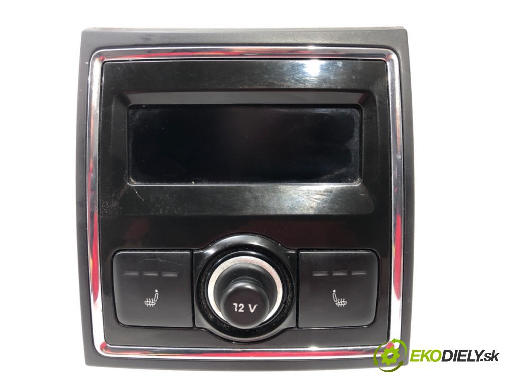 SKODA SUPERB II Kombi (3T5) 2009 - 2015    2.0 TDI 125 kW [170 KM] olej napędowy 2009 - 2015  Panel ovládania kúrenia klimatizácie 3T0919201A