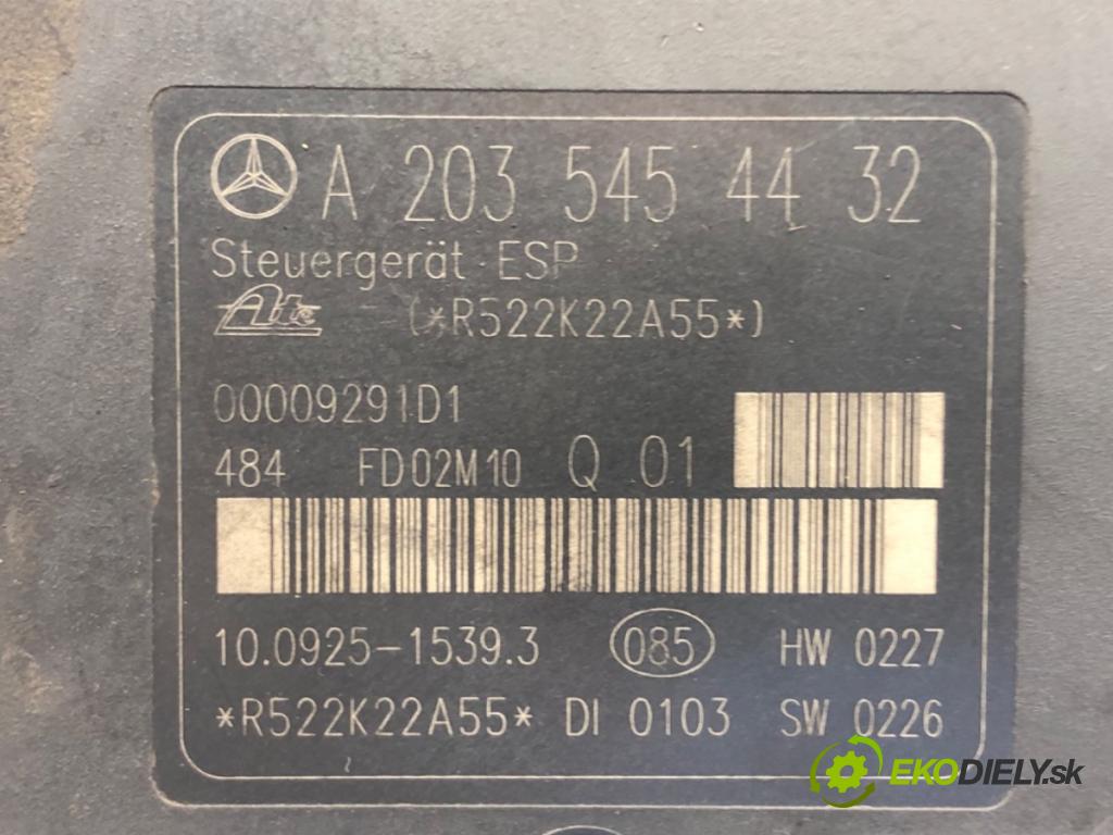 MERCEDES-BENZ KLASA C (W203) 2000 - 2007    C 320 (203.064) 160 kW [218 KM] benzyna 2000 - 200  pumpa ABS A2034311412 (Pumpy brzdové)