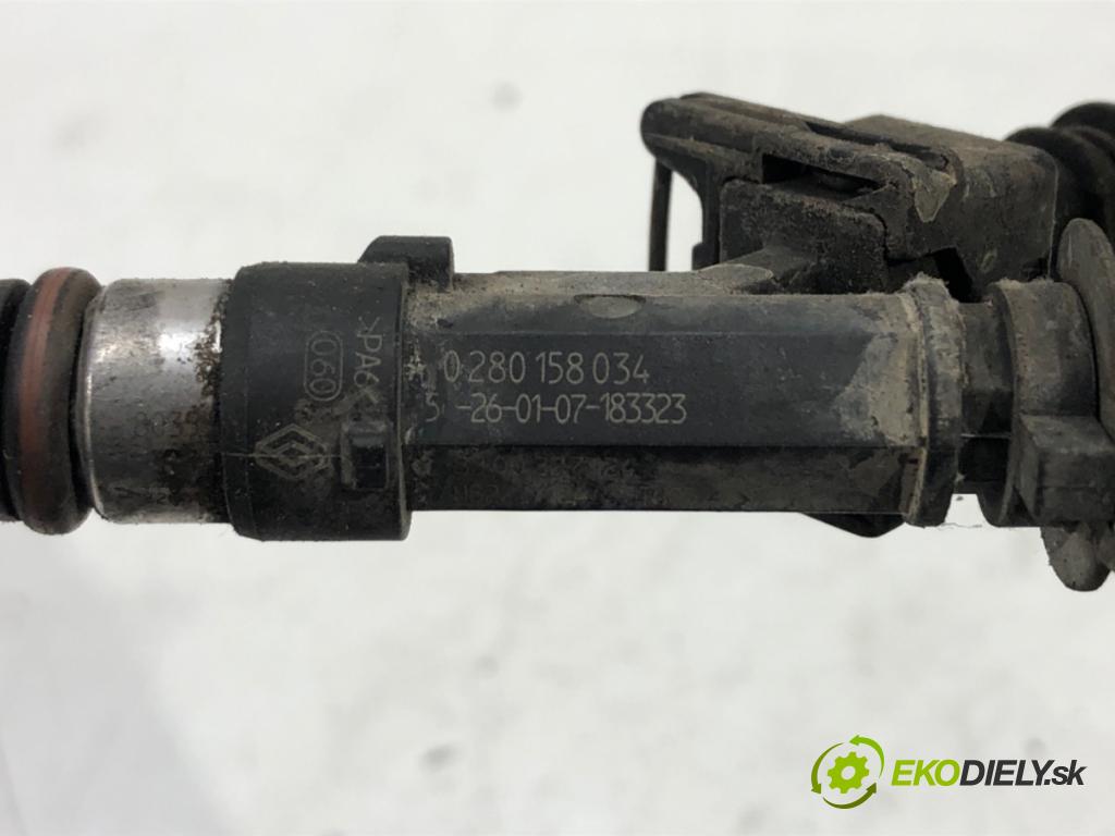DACIA LOGAN (LS_) 2004 - 2022    1.4 (LSOA, LSOC, LSOE, LSOG) 55 kW [75 KM] benzyna  Lišta vstrekovacia 0280158034 (Vstrekovacie lišty)