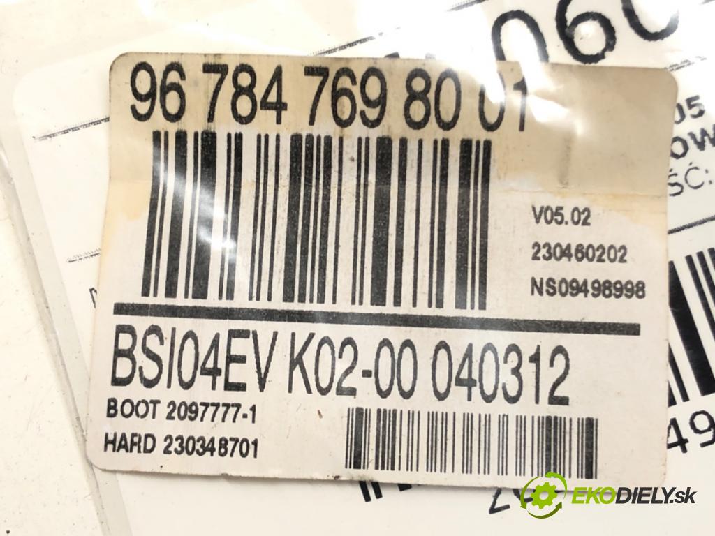 CITROEN C6 (TD_) 2005 - 2012    3.0 HDi 177 kW [241 KM] olej napędowy 2009 - 2012  modul BSI 967847698001 (Pojistkové skříňky)