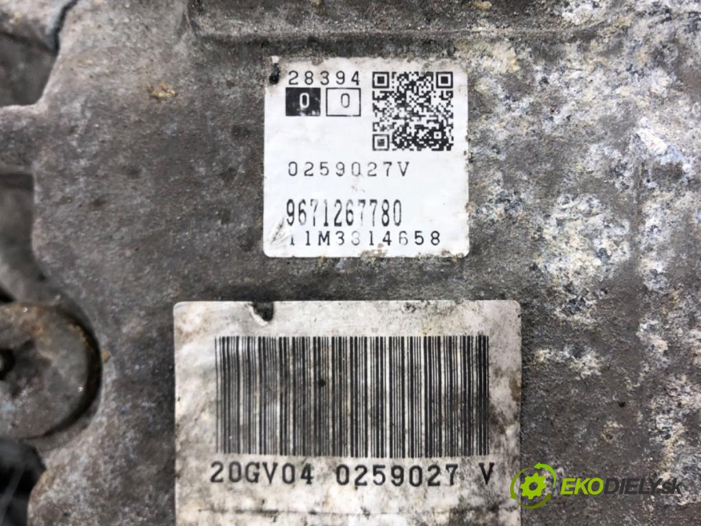 CITROEN C6 (TD_) 2005 - 2012    3.0 HDi 177 kW [241 KM] olej napędowy 2009 - 2012  Prevodovka 20GV04 (Prevodovky)