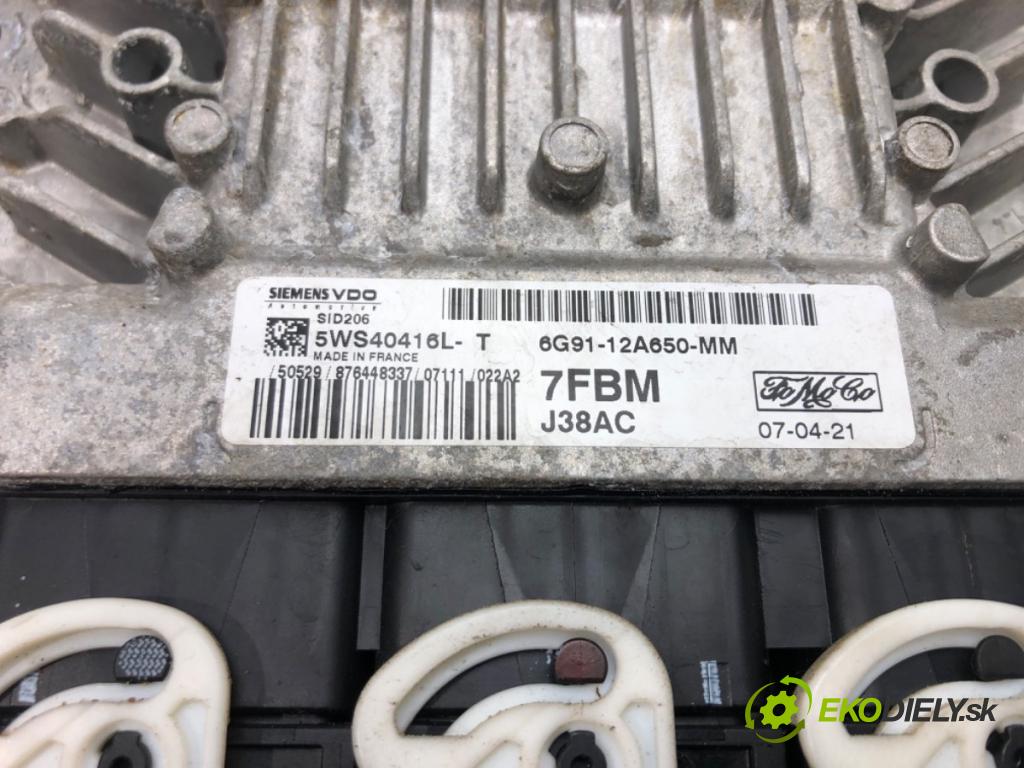 FORD S-MAX (WA6) 2006 - 2014    2.0 TDCi 103 kW [140 KM] olej napędowy 2006 - 2014  riadiaca jednotka Motor 6G91-12A650-MM (Riadiace jednotky)