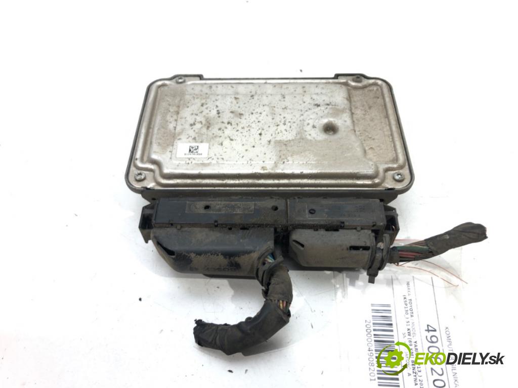 TOYOTA YARIS (_P13_) 2010 - 2022    1.0 (KSP130_) 51 kW [69 KM] benzyna 2010 - 2022  riadiaca jednotka Motor 89661-0DF10 (Riadiace jednotky)
