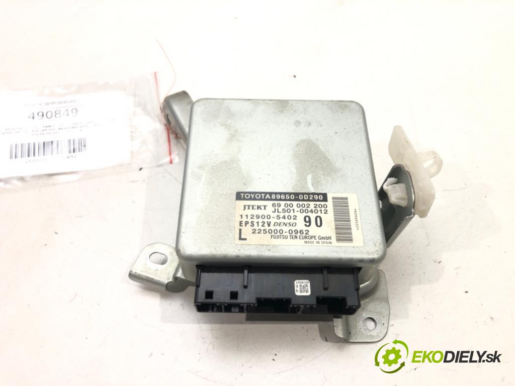 TOYOTA YARIS (_P13_) 2010 - 2022    1.0 (KSP130_) 51 kW [69 KM] benzyna 2010 - 2022  Modul servočerpadlo 89650-0D290 (Ostatné)