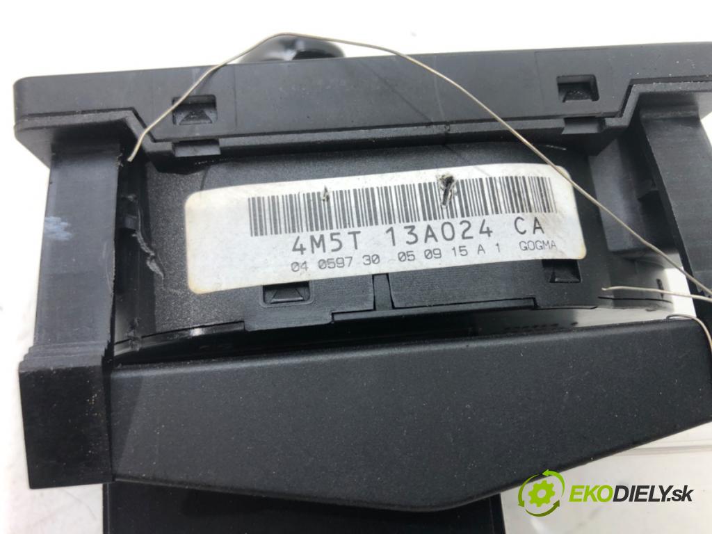 FORD FOCUS II (DA_, HCP, DP) 2004 - 2013    1.8 TDCi 85 kW [115 KM] olej napędowy 2005 - 2012  Spínač svetiel na prístrojovej doske 4M5T-13A024-CA (Prepínače, spínače, tlačidlá a ovládače kúrenia)