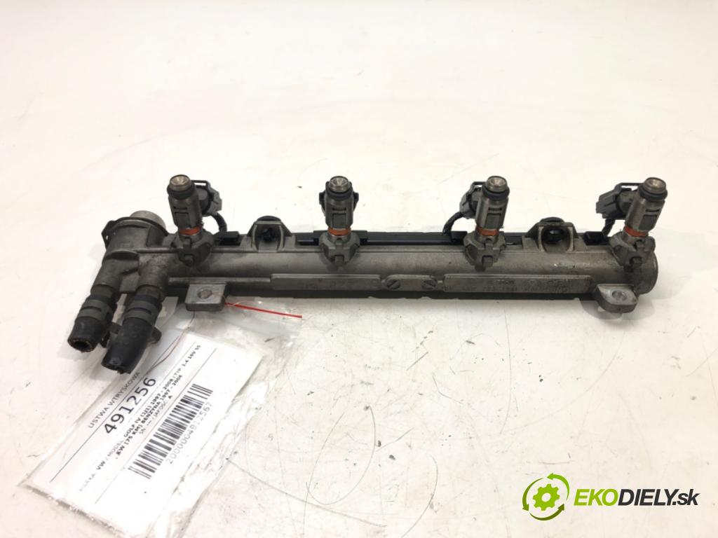 VW GOLF IV (1J1) 1997 - 2008    1.4 16V 55 kW [75 KM] benzyna 1997 - 2004  Lišta vstrekovacia  (Vstrekovacie lišty)