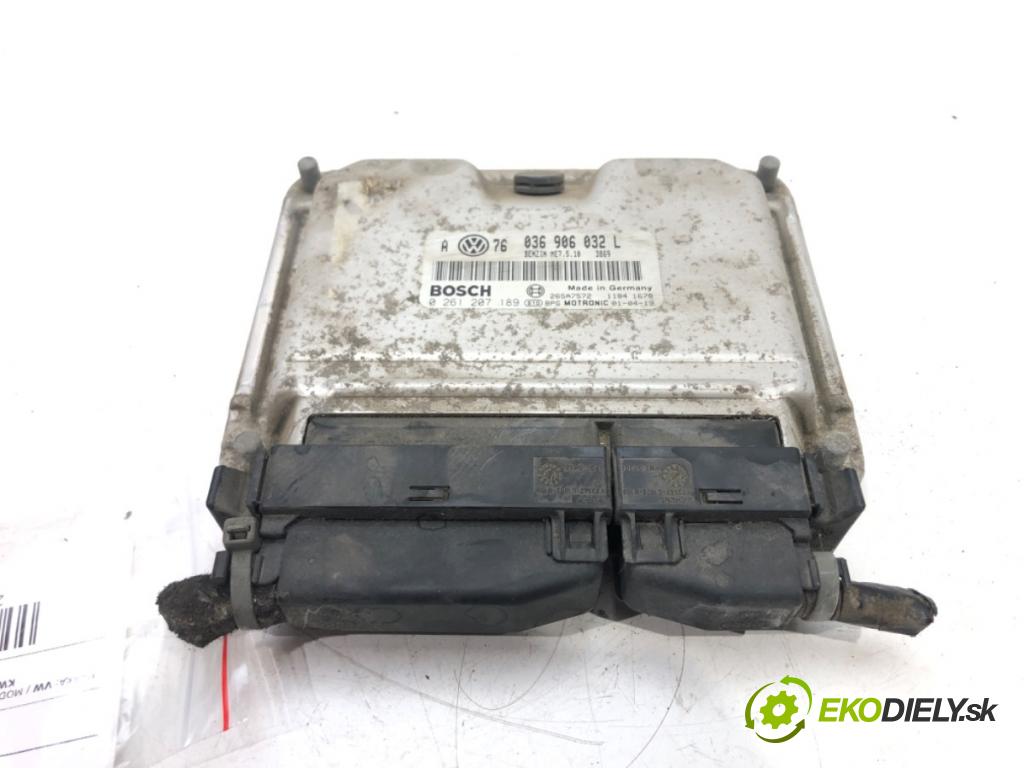 VW GOLF IV (1J1) 1997 - 2008    1.4 16V 55 kW [75 KM] benzyna 1997 - 2004  riadiaca jednotka Motor 036906032L (Riadiace jednotky)