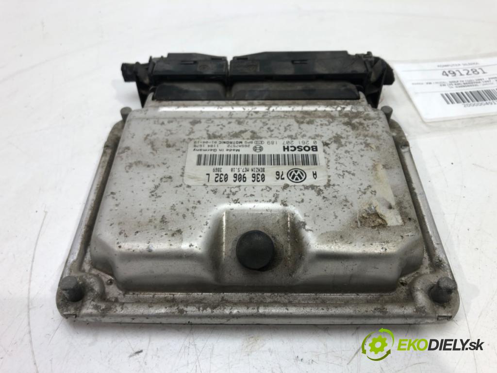 VW GOLF IV (1J1) 1997 - 2008    1.4 16V 55 kW [75 KM] benzyna 1997 - 2004  riadiaca jednotka Motor 036906032L (Riadiace jednotky)