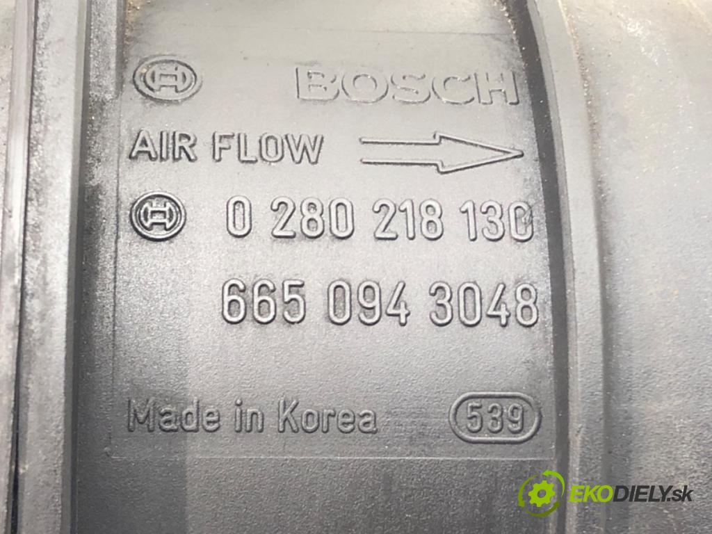 SSANGYONG REXTON / REXTON II (GAB_) 2002 - 2022    2.7 Xdi 121 kW [165 KM] olej napędowy 2005 - 2006  Váha vzduchu 0280218130 (Váhy vzduchu)