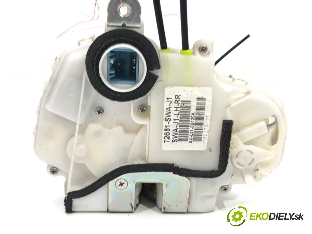 HONDA CR-V III (RE_) 2006 - 2022    2.2 i-CTDi 4WD (RE6) 103 kW [140 KM] olej napędowy  zámok dveře levý zadní část 72651-SWA-J1