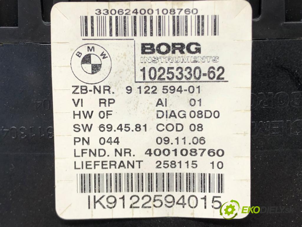 BMW 3 (E90) 2004 - 2012    318 i 95 kW [129 KM] benzyna 2005 - 2007  Prístrojovka 9122594 (Prístrojové dosky, displeje)