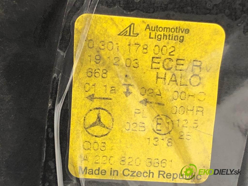 MERCEDES-BENZ KLASA S (W220) 1998 - 2005    S 320 CDI (220.026, 220.126) 145 kW [197 KM] olej   Svetlomet pravy predný A2208203861