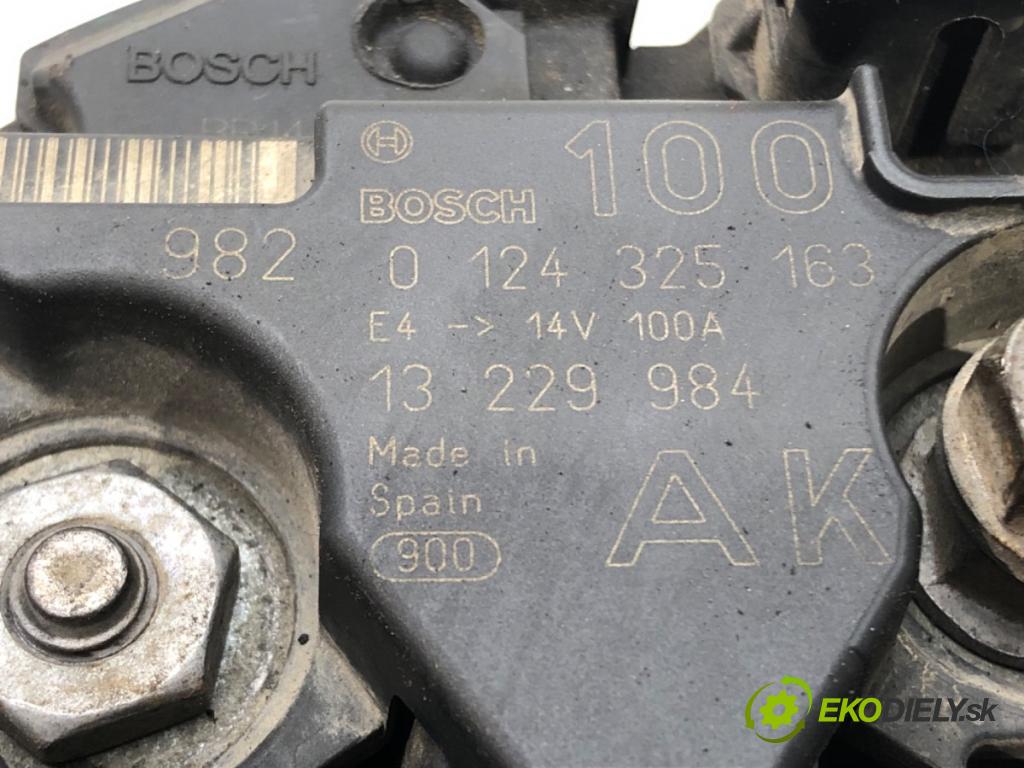 OPEL ASTRA H (A04) 2004 - 2014    1.6 (L48) 85 kW [116 KM] benzyna 2006 - 2014  Alternátor 13229984 (Alternátory)