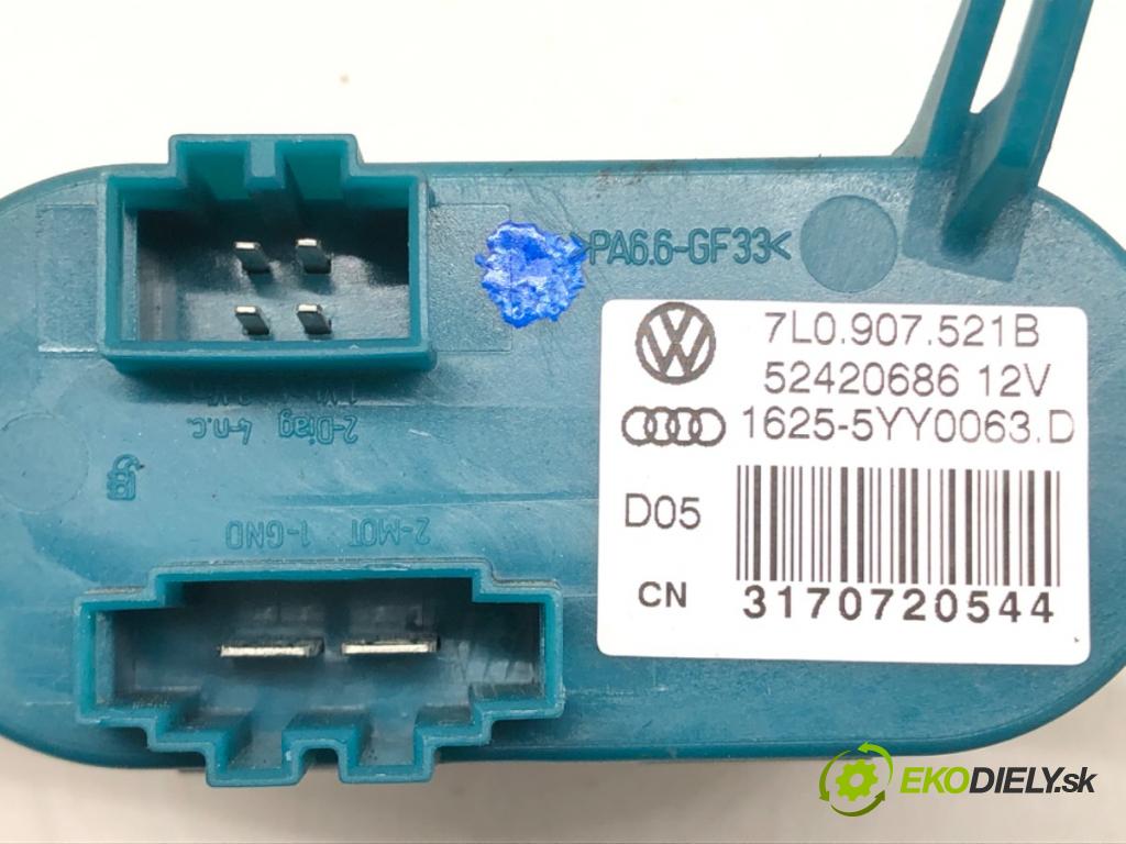 PORSCHE CAYENNE (9PA) 2002 - 2010    S 4.8 283 kW [385 KM] benzyna 2007 - 2010  Odpor, rezistor kúrenia vzduchu 7L0907521B (Odpory (rezistory) kúrenia)