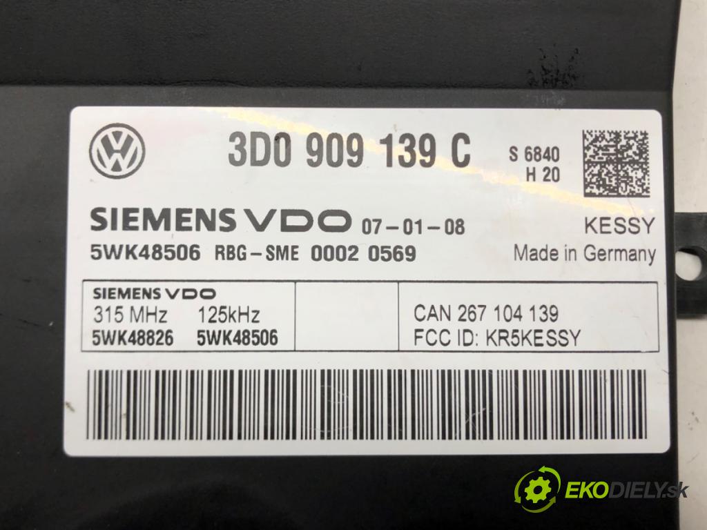 PORSCHE CAYENNE (9PA) 2002 - 2010    S 4.8 283 kW [385 KM] benzyna 2007 - 2010  Modul KESSY 3D0909139C