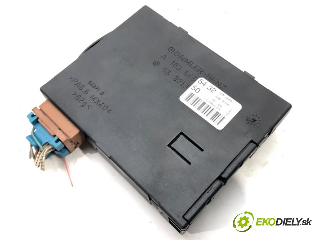MERCEDES-BENZ KLASA M (W163) 1998 - 2005    ML 270 CDI (163.113) 120 kW [163 KM] olej napędowy  Modul komfortu A1635455432 (Moduly komfortu)