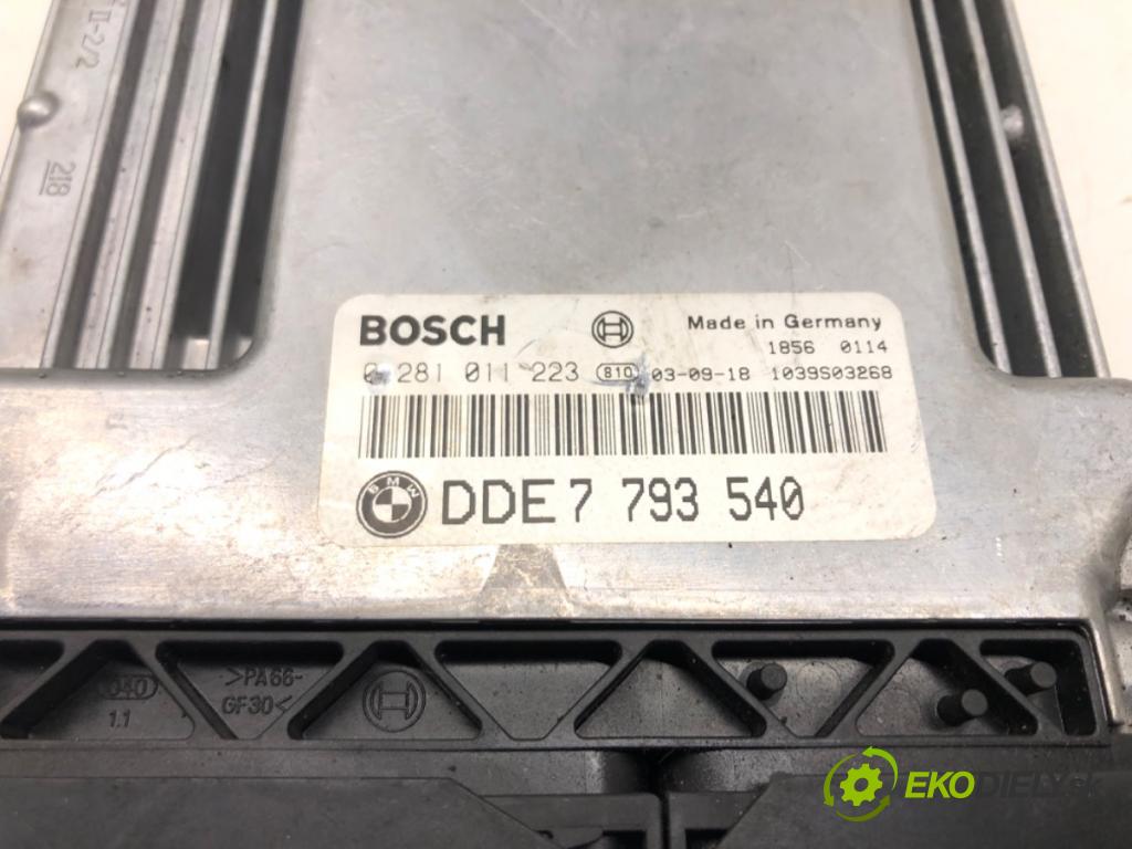 BMW 3 (E46) 1997 - 2005    330 d 150 kW [204 KM] olej napędowy 2003 - 2005  riadiaca jednotka Motor 0281011223 (Riadiace jednotky)