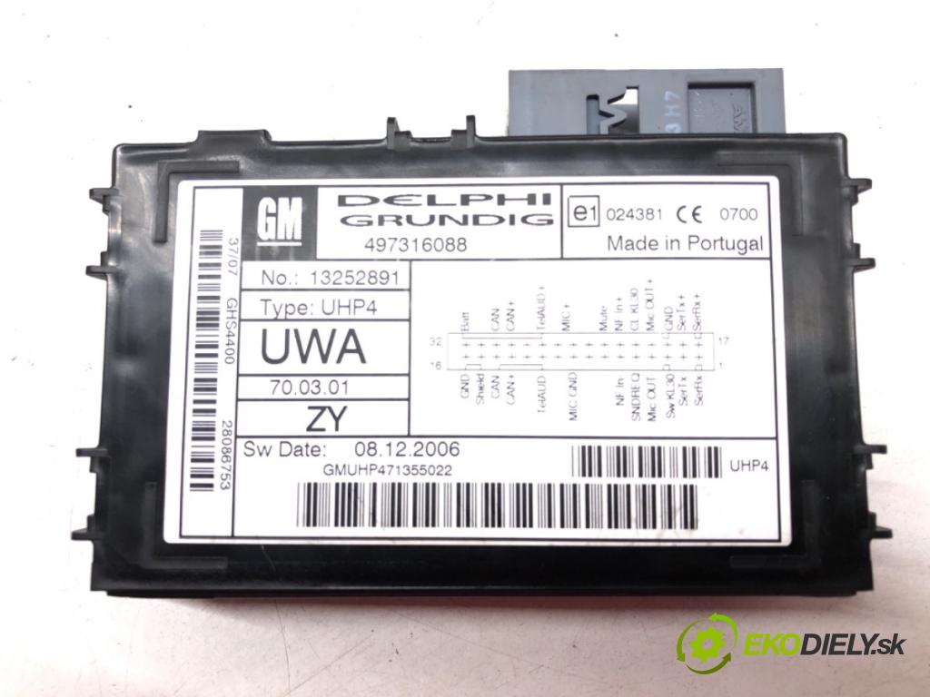 OPEL ASTRA H Kombi (A04) 2004 - 2014    1.7 CDTI (L35) 81 kW [110 KM] olej napędowy 2007 -  Modul BLUETOOTH 13252891 (Ostatné)