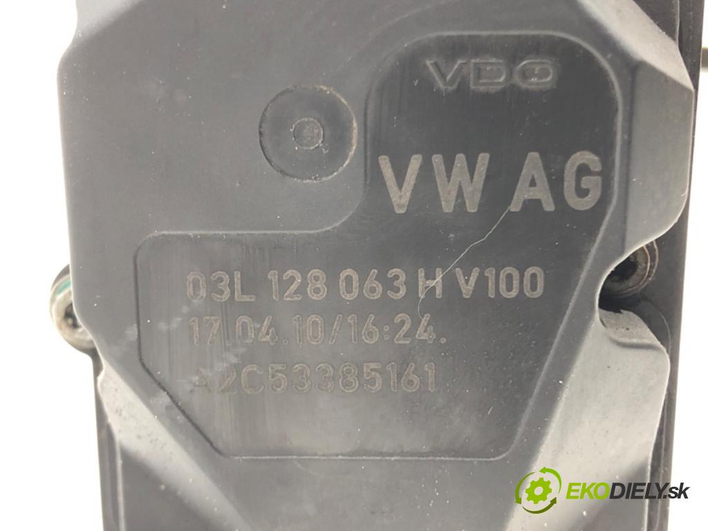 VW TRANSPORTER V Autobus (7HB, 7HJ, 7EB, 7EJ) 2003 - 2015    2.0 TDI 62 kW [84 KM] olej napędowy 2009 - 2015  Škrtiaca klapka 03L128063H (Škrtiace klapky)