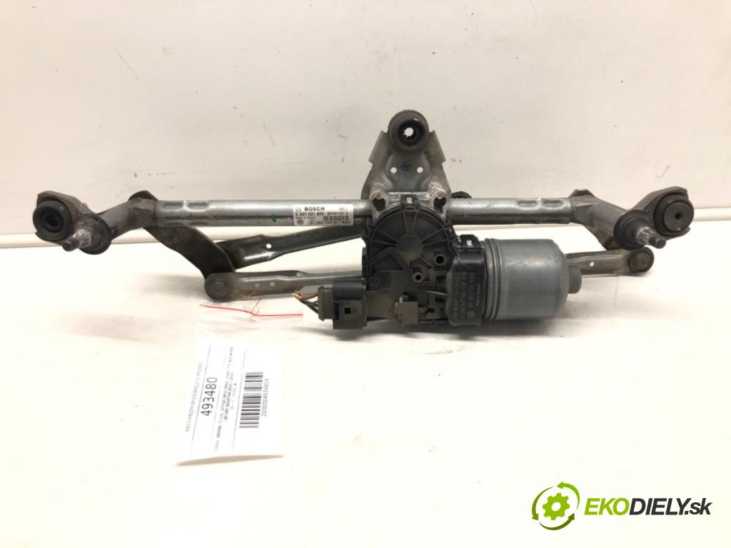 SKODA CITIGO (NF1) 2011 - 2019    1.0 44 kW [60 KM] benzyna 2011 - 2019  Mechanizmus stieračov predný 1S1955023D (Motorčeky stieračov predné)