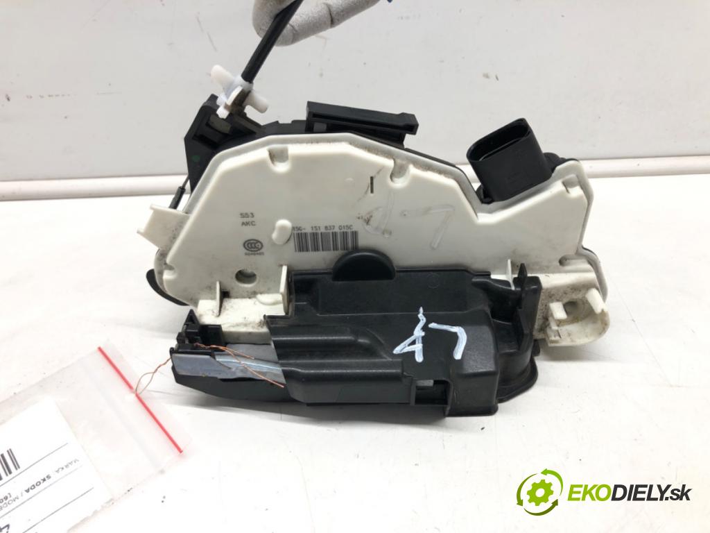 SKODA CITIGO (NF1) 2011 - 2019    1.0 44 kW [60 KM] benzyna 2011 - 2019  zámok dveře levý přední část 1S1837015C