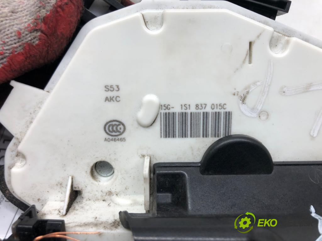 SKODA CITIGO (NF1) 2011 - 2019    1.0 44 kW [60 KM] benzyna 2011 - 2019  zámok dveře levý přední část 1S1837015C