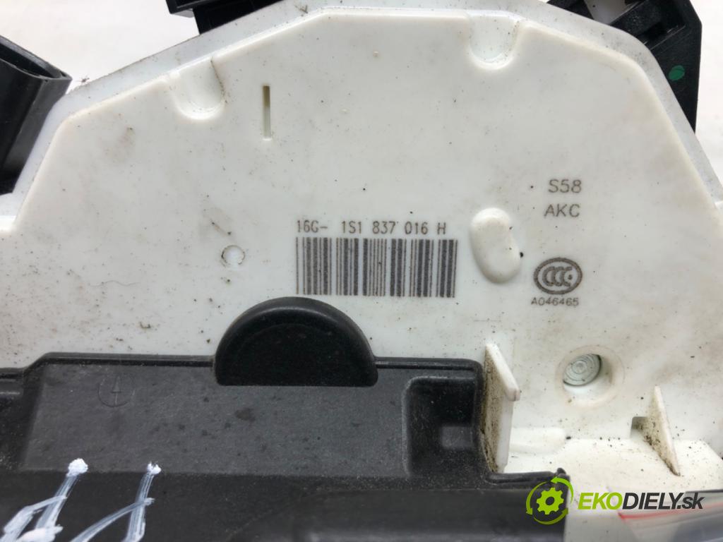 SKODA CITIGO (NF1) 2011 - 2019    1.0 44 kW [60 KM] benzyna 2011 - 2019  zámok dveře pravý přední část 1S1837016H