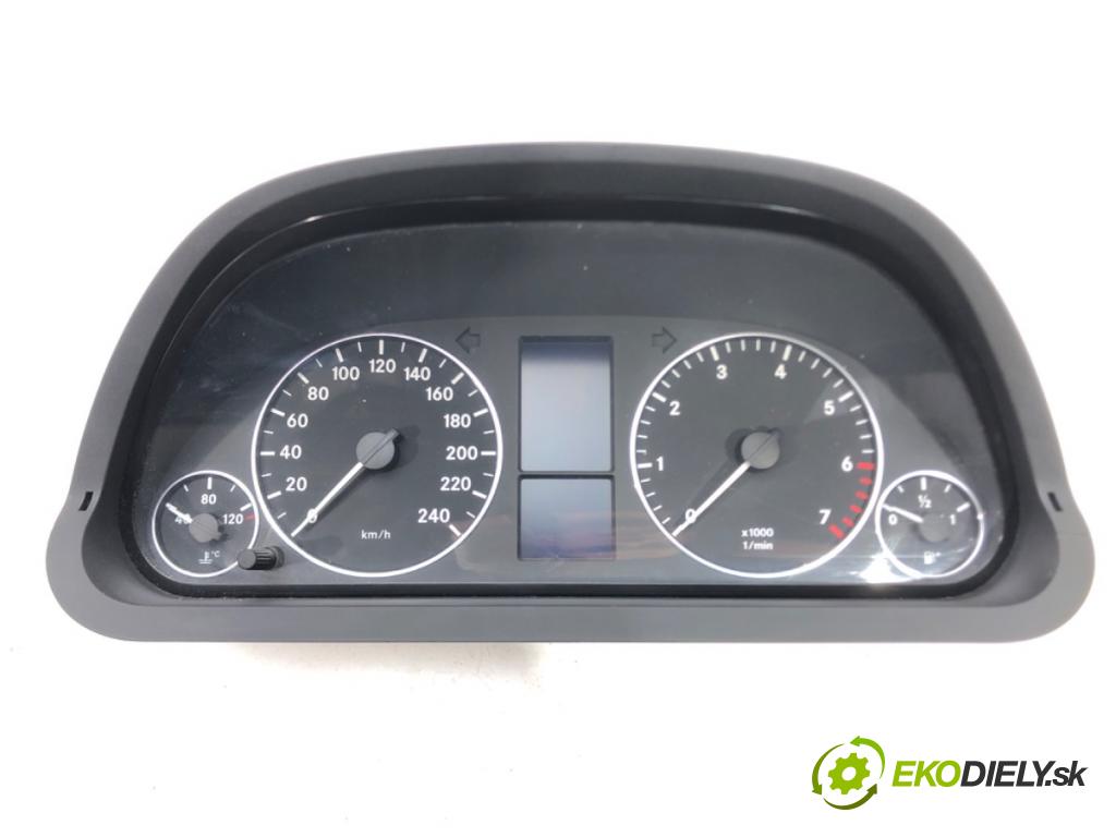 MERCEDES-BENZ KLASA A (W169) 2004 - 2012    A 170 (169.032, 169.332) 85 kW [116 KM] benzyna 20  Prístrojovka 1031098101 (Prístrojové dosky, displeje)