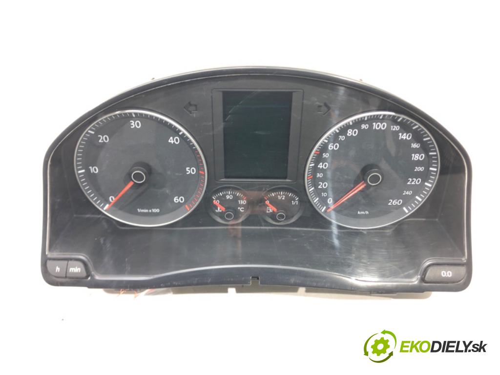 VW GOLF V (1K1) 2003 - 2010    1.9 TDI 77 kW [105 KM] olej napędowy 2003 - 2008  Prístrojovka 110080379003 (Prístrojové dosky, displeje)