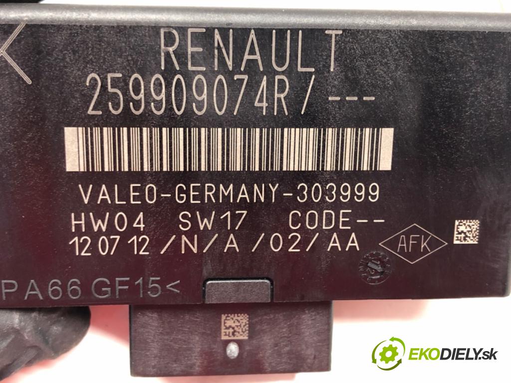RENAULT MEGANE III Grandtour (KZ0/1) 2008 - 2022    1.2 TCe (KZ2B, KZ11) 85 kW [116 KM] benzyna 2012 -  modul PDC 259909074R (Ostatní)