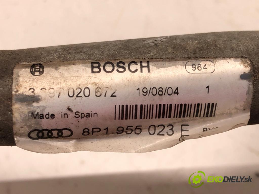 AUDI A3 (8P1) 2003 - 2013    2.0 TDI 16V 103 kW [140 KM] olej napędowy 2003 - 2  Mechanizmus stieračov predný 8P1955119F (Motorčeky stieračov predné)