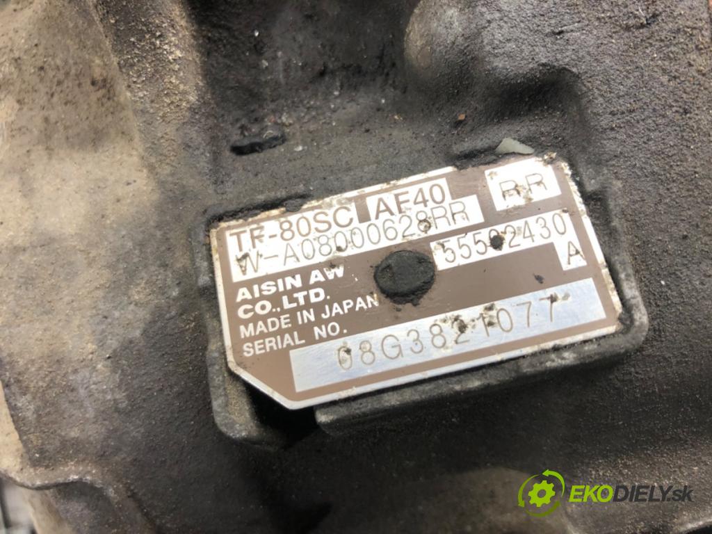 OPEL INSIGNIA A (G09) 2008 - 2017    2.0 CDTI (68) 118 kW [160 KM] olej napędowy 2008 -  Prevodovka 55562430 (Prevodovky)