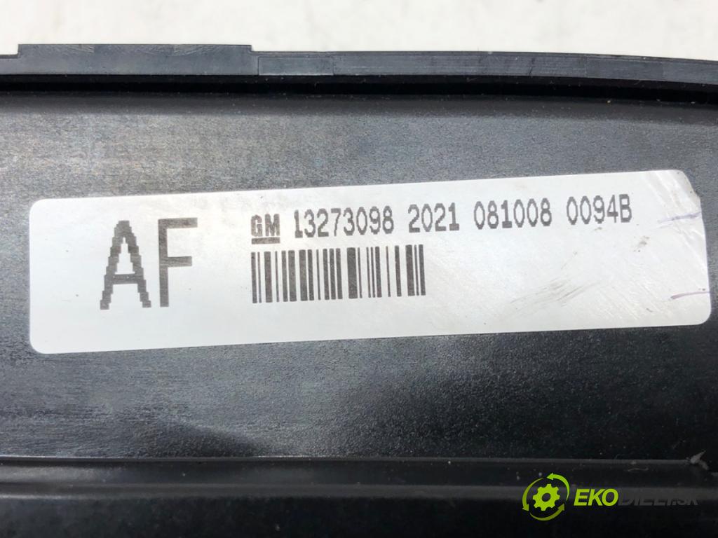 OPEL INSIGNIA A (G09) 2008 - 2017    2.0 CDTI (68) 118 kW [160 KM] olej napędowy 2008 -  Panel ovládania kúrenia 13273098 (Prepínače, spínače, tlačidlá a ovládače kúrenia)