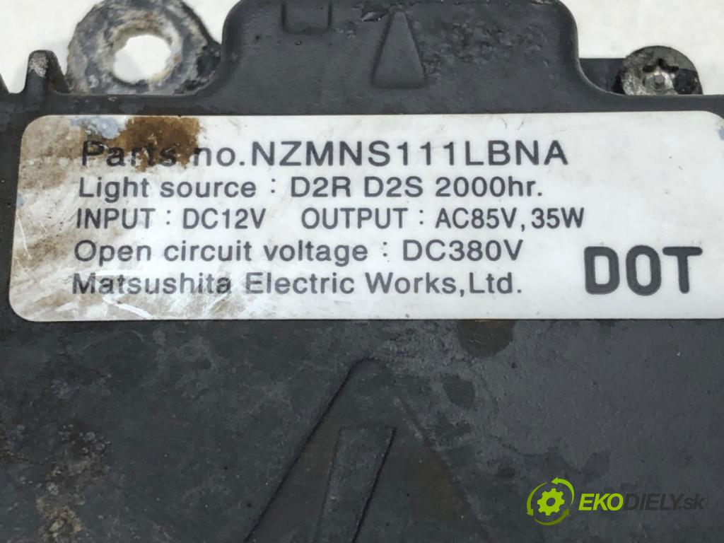 NISSAN MURANO I (Z50) 2002 - 2009    3.5 4x4 172 kW [234 KM] benzyna 2003 - 2008  Menič XENON NZMNS111LBNA (Riadiace jednotky xenónu)