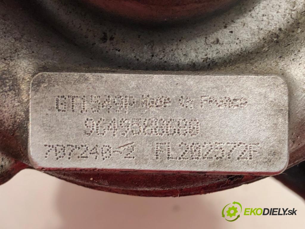 CITROEN C8 (EA_, EB_) 2002 - 2022    2.2 HDi 94 kW [128 KM] olej napędowy 2002 - 2022  Turbodúchadlo,turbo 9649588680 (Turbodúchadlá (kompletné))