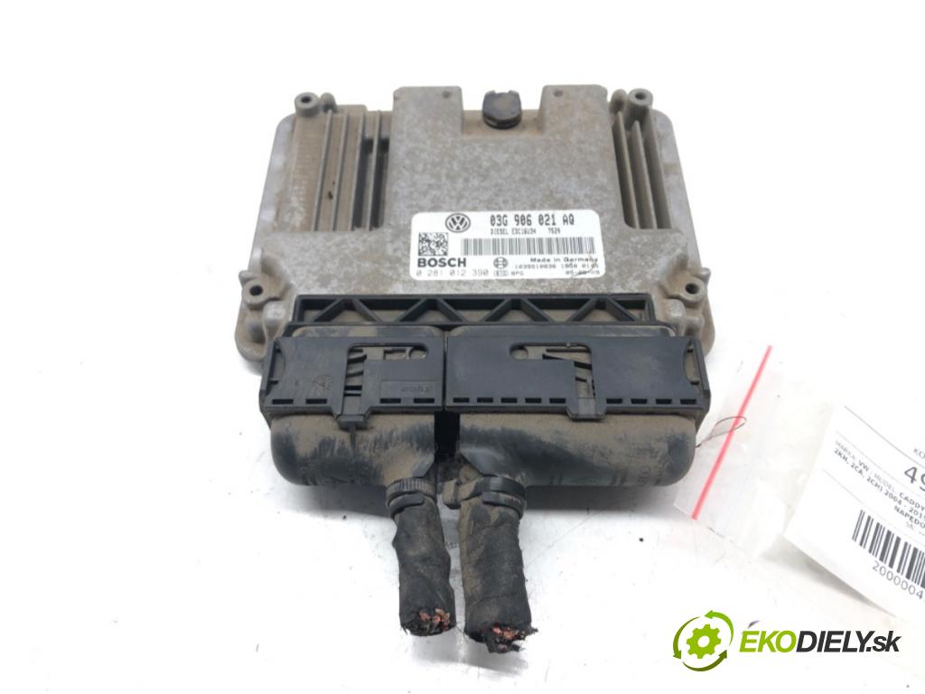 VW CADDY III Nadwozie pełne/minivan (2KA, 2KH, 2CA, 2CH) 2004 - 2015    1.9 TDI 77 kW [105 KM] olej napędowy 2004 - 2010  riadiaca jednotka Motor 03G906021AQ (Riadiace jednotky)