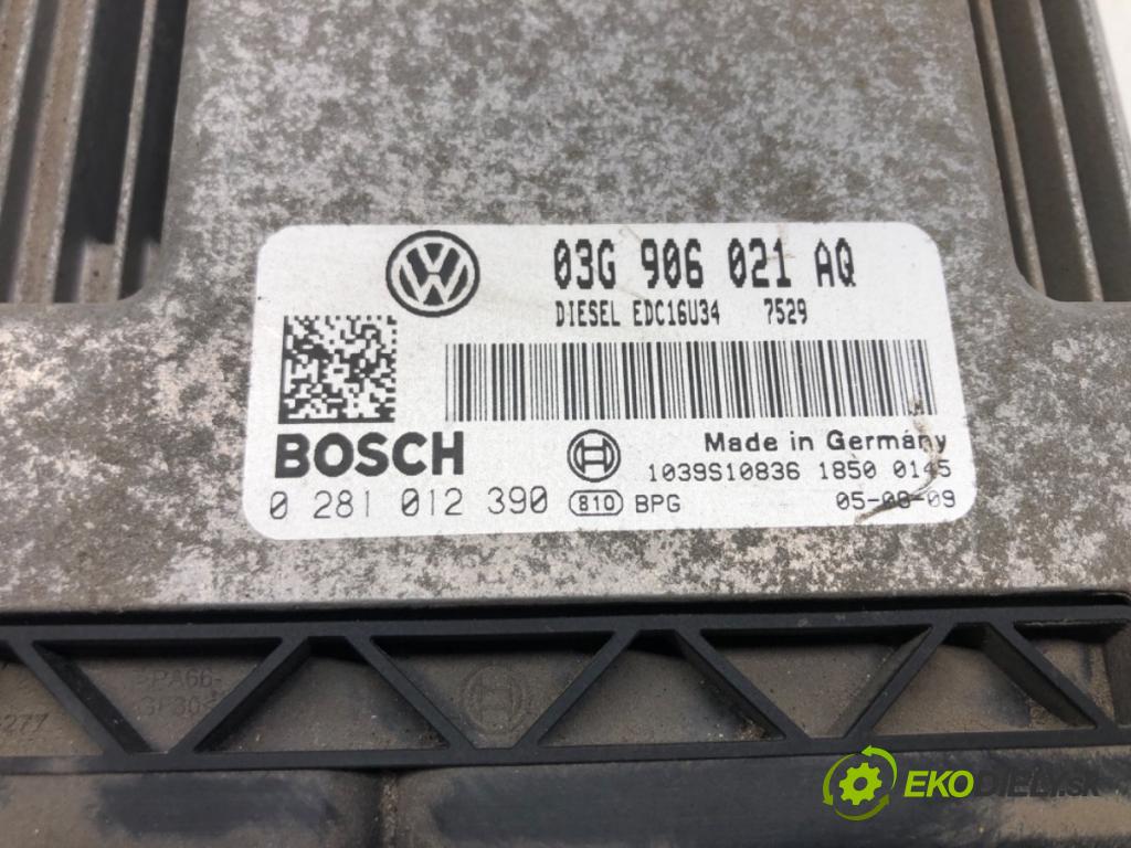 VW CADDY III Nadwozie pełne/minivan (2KA, 2KH, 2CA, 2CH) 2004 - 2015    1.9 TDI 77 kW [105 KM] olej napędowy 2004 - 2010  riadiaca jednotka Motor 03G906021AQ (Riadiace jednotky)