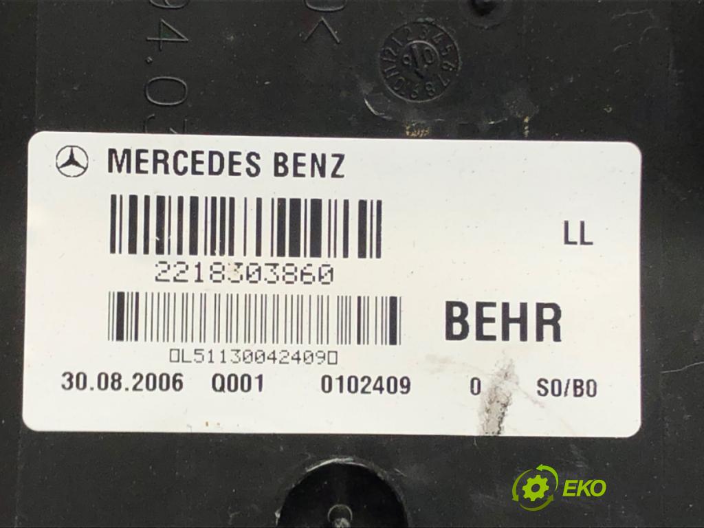 MERCEDES-BENZ KLASA S (W221) 2005 - 2013    S 500 4-matic (221.086, 221.186) 285 kW [388 KM] b  Výhrevné teleso, radiátor kúrenia KOMBAJN 2218303860