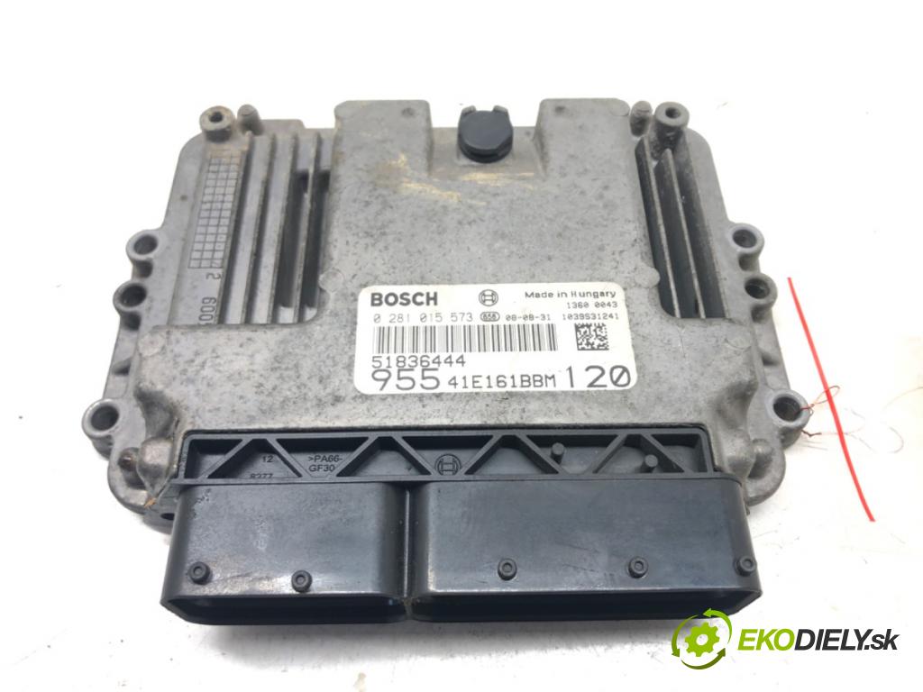 ALFA ROMEO MITO (955_) 2008 - 2018    1.6 JTDM (955AXC1B) 88 kW [120 KM] olej napędowy 2  riadiaca jednotka Motor 51836444 0281015573 (Riadiace jednotky)