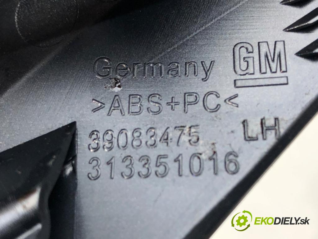 OPEL ZAFIRA TOURER C (P12) 2011 - 2022    1.4 LPG (75) 103 kW [140 KM] Benzyna / gaz samocho  lišty kryt 39083475 (Lišty)