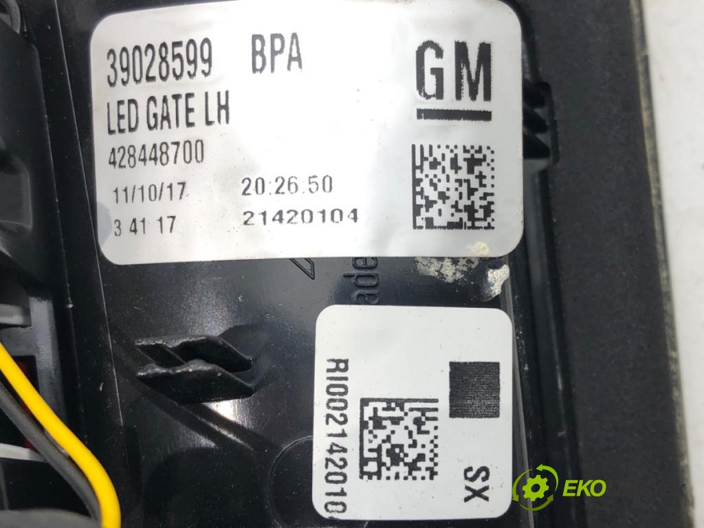 OPEL ZAFIRA TOURER C (P12) 2011 - 2022    1.4 LPG (75) 103 kW [140 KM] Benzyna / gaz samocho  Svetlo zad ľavá strana vnútorná 39028599 (Ostatné)