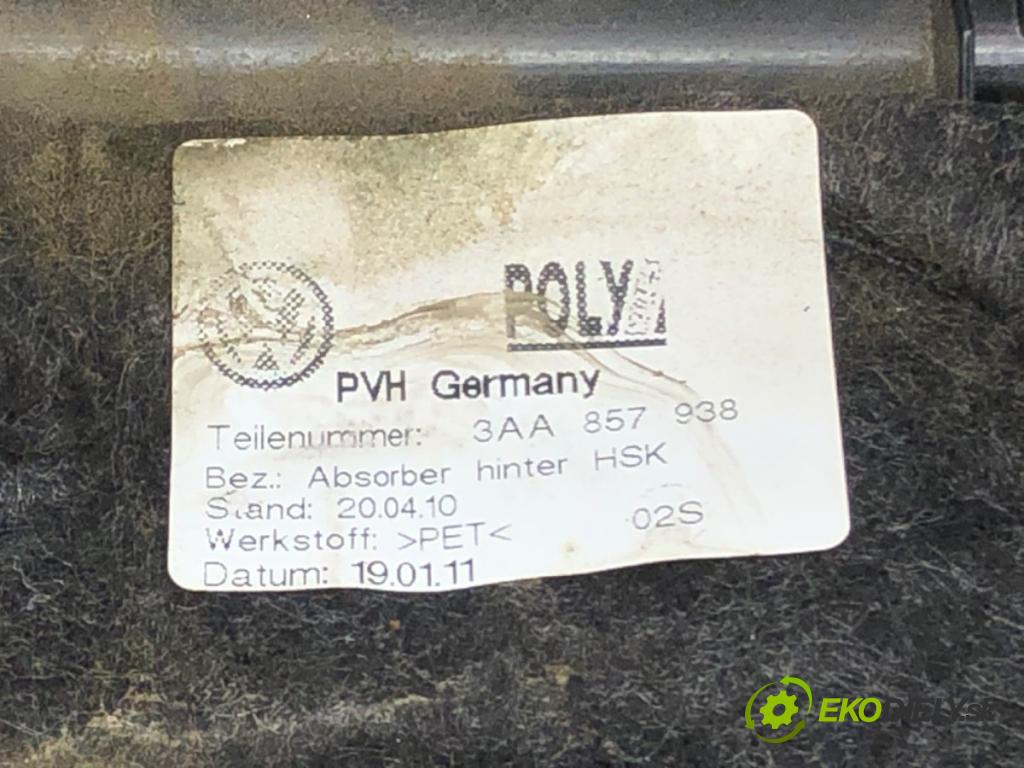 VW PASSAT CC B6 (357) 2008 - 2012    2.0 TFSI 147 kW [200 KM] benzyna 2008 - 2012  Priehradka, kastlík spolujazdca 3C1857097BK (Priehradky, kastlíky)