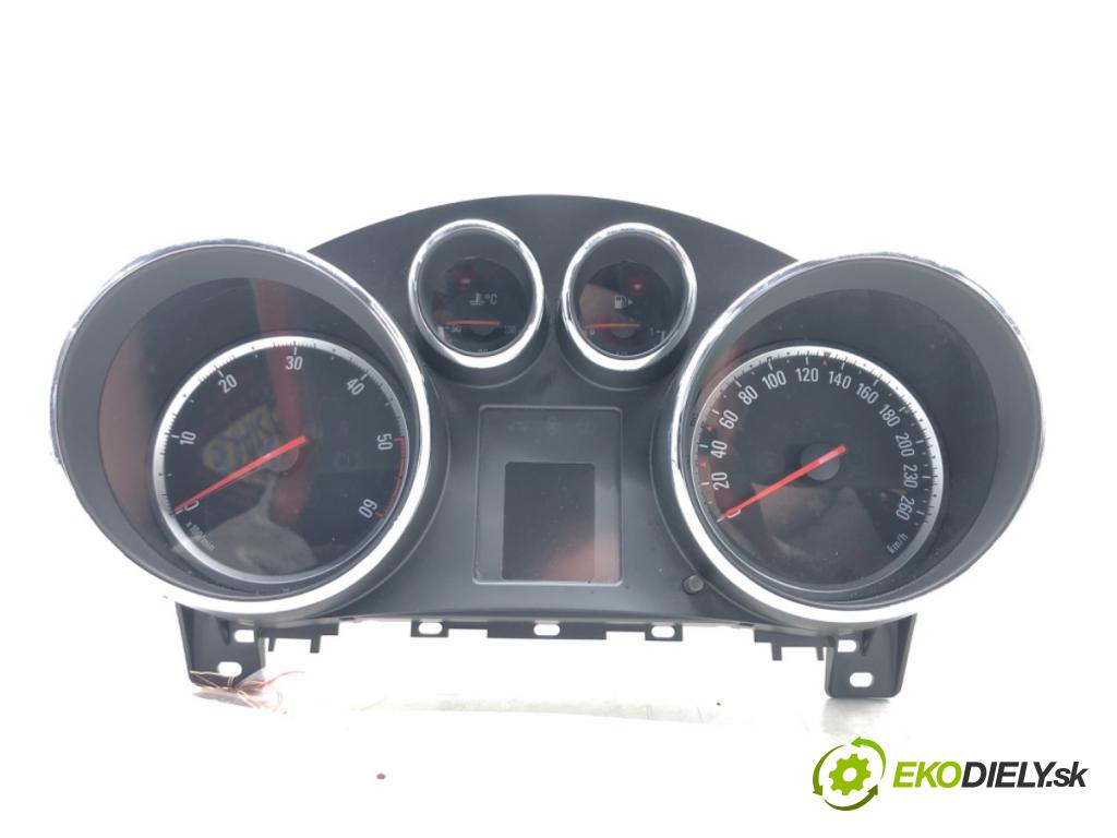 OPEL ASTRA J (P10) 2009 - 2015    1.7 CDTI (68) 81 kW [110 KM] olej napędowy 2009 -   Prístrojovka 600775881 (Prístrojové dosky, displeje)