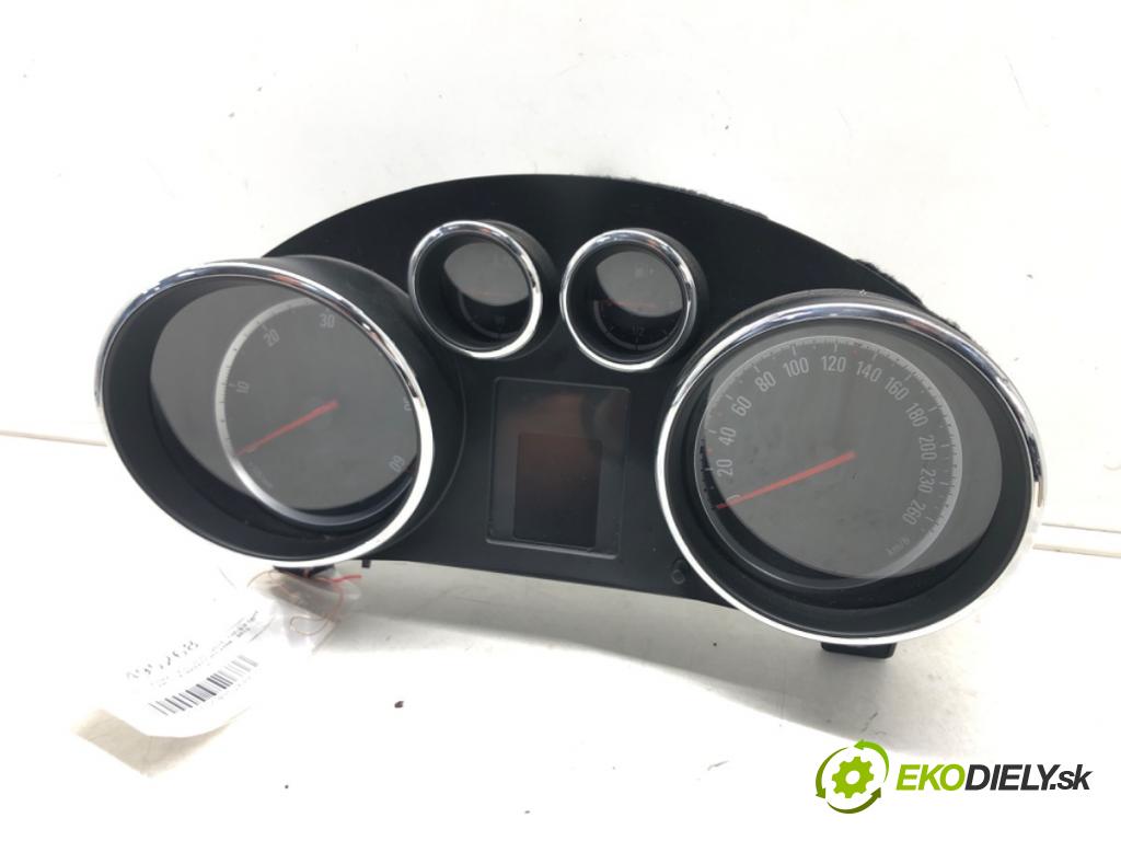 OPEL ASTRA J (P10) 2009 - 2015    1.7 CDTI (68) 81 kW [110 KM] olej napędowy 2009 -   Prístrojovka 600775881 (Prístrojové dosky, displeje)