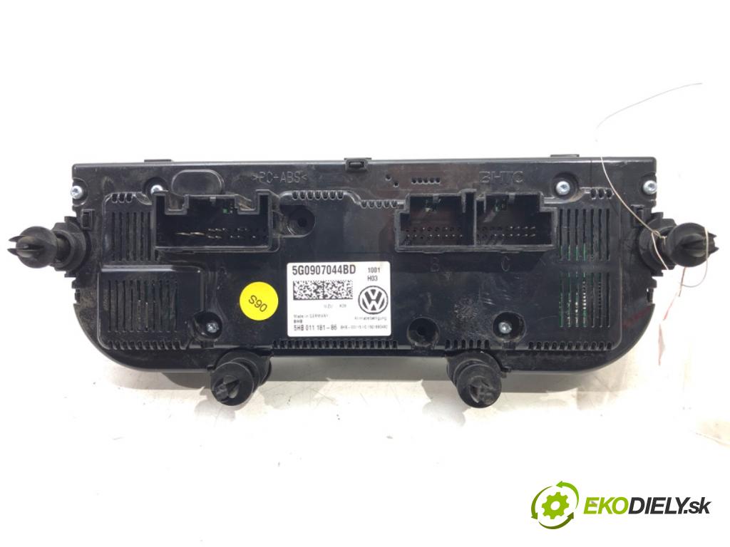 VW GOLF VII Variant (BA5, BV5) 2013 - 2022    2.0 TDI 110 kW [150 KM] olej napędowy 2013 - 2022  Panel ovládania kúrenia 5G0907044BD (Prepínače, spínače, tlačidlá a ovládače kúrenia)