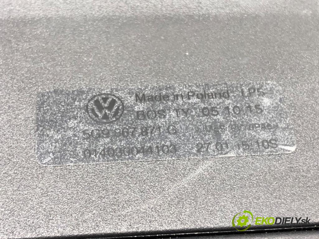 VW GOLF VII Variant (BA5, BV5) 2013 - 2022    2.0 TDI 110 kW [150 KM] olej napędowy 2013 - 2022  Roleta 5G9867871G (Rolety kufra)