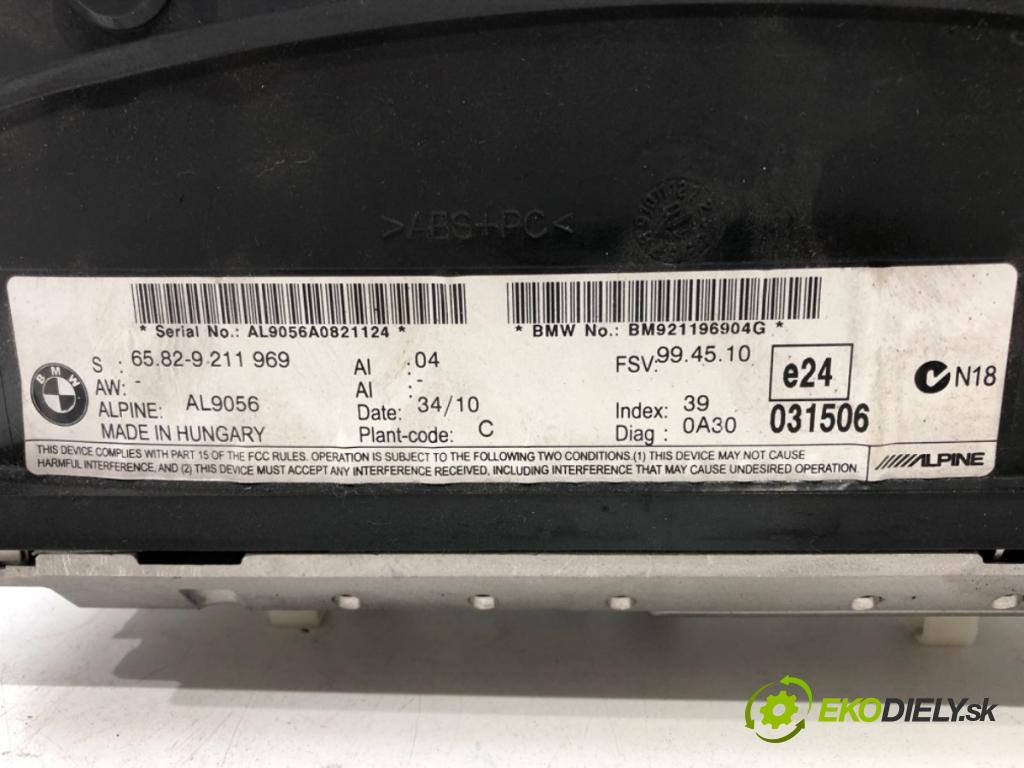 BMW 3 Touring (E91) 2004 - 2012    320 d 135 kW [184 KM] olej napędowy 2010 - 2012  Dislpej 9211969 (Prístrojové dosky, displeje)