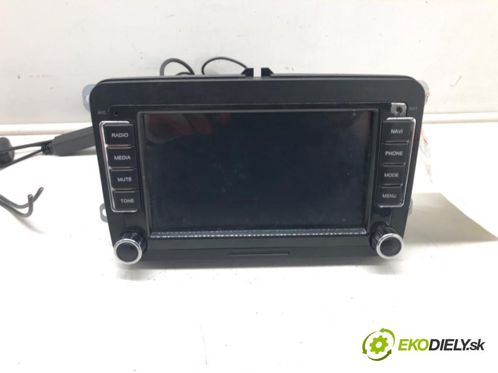 VW SCIROCCO III (137, 138) 2008 - 2017    1.4 TSI 118 kW [160 KM] benzyna 2008 - 2017  RADIO Navigácia  (Audio zariadenia)